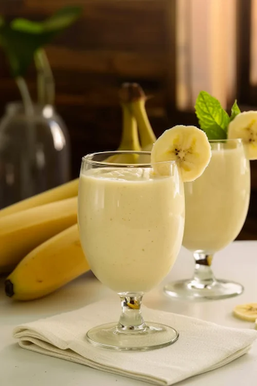 elaboración Batido de plátano y yogur
