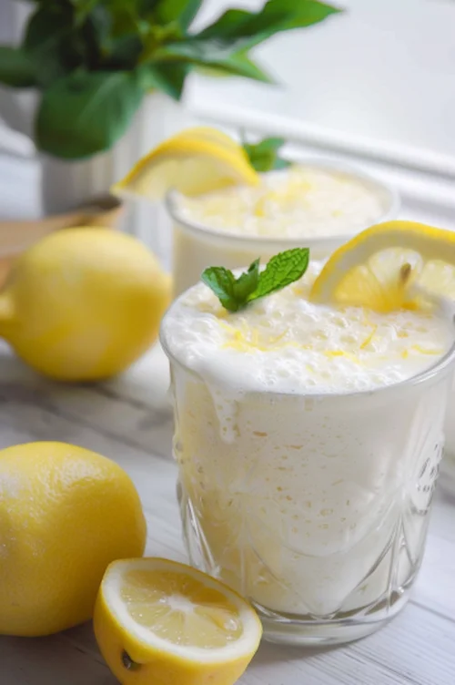 Batido de limón y leche: muy refrescante
