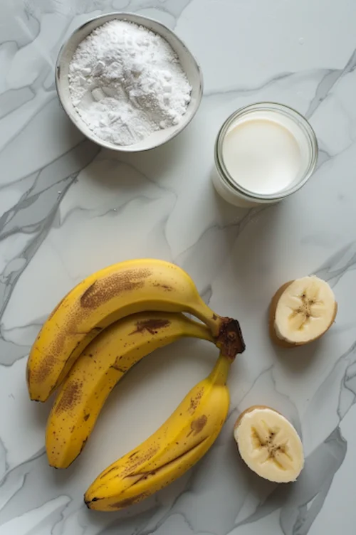 ingredientes Cómo hacer batido de plátano